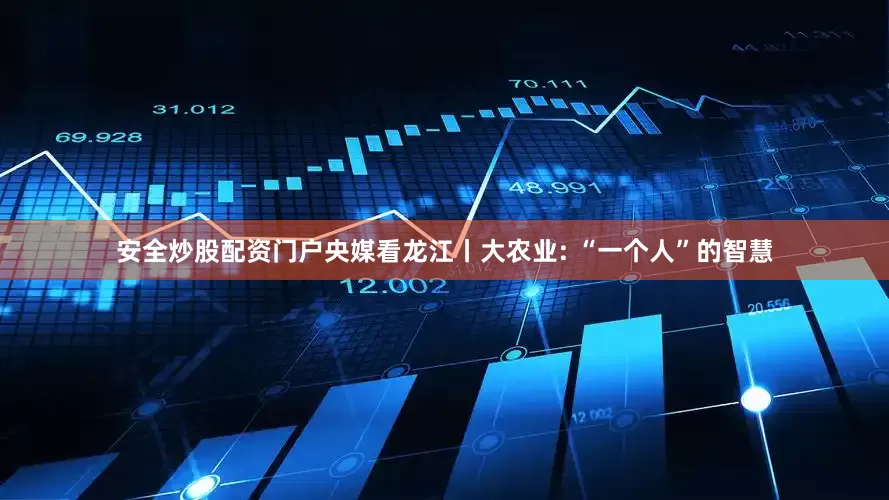 安全炒股配资门户央媒看龙江丨大农业: “一个人”的智慧